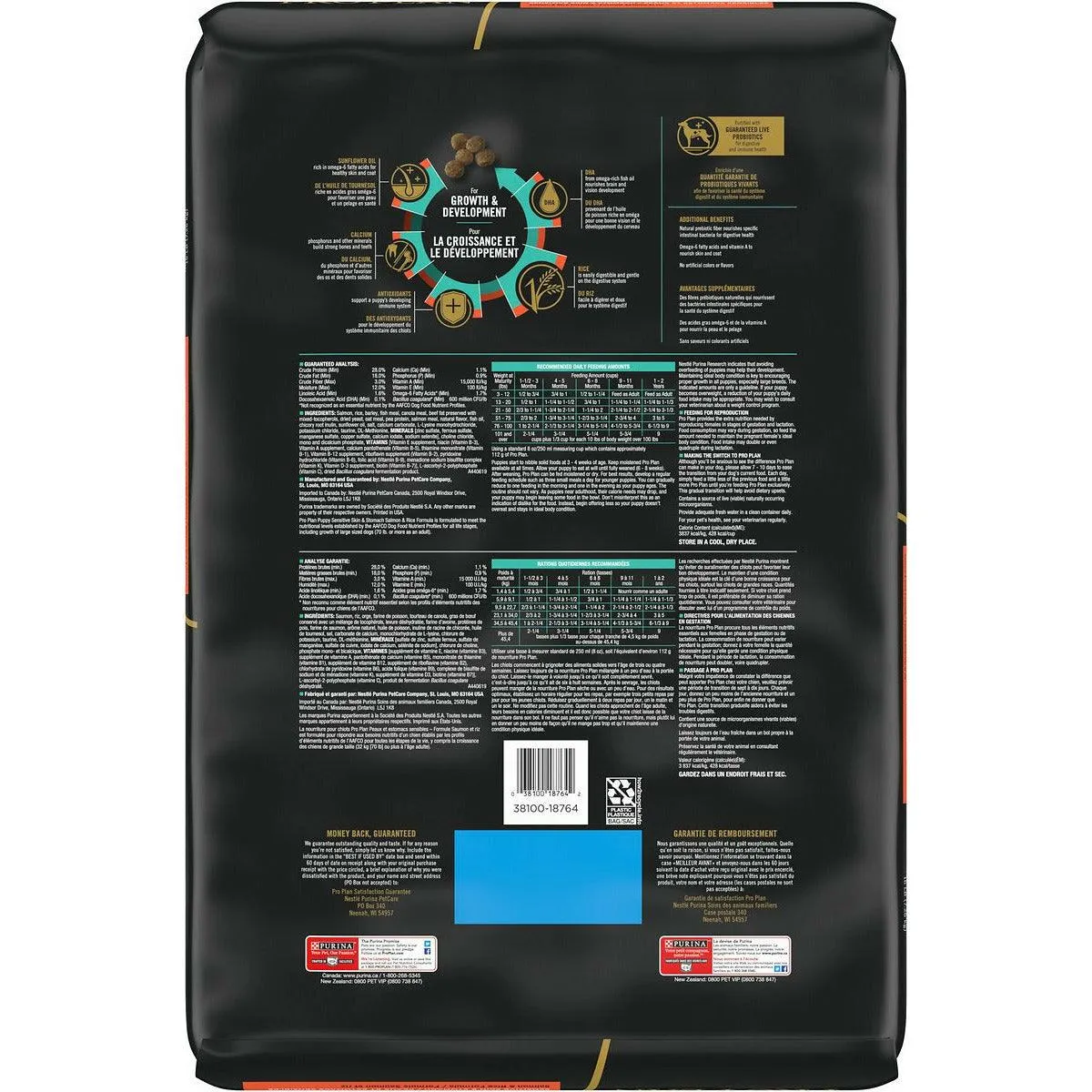 Purina Pro Plan Sensitive Skin & Stomach Salmon & Rice Formula Puppy Food