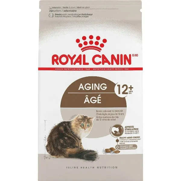 Royal Canin Aging 12  Adult Dry Cat Food, 6lb