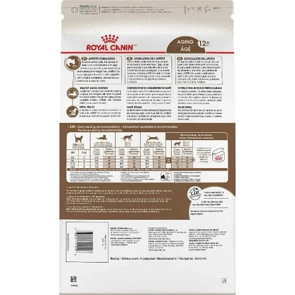 Royal Canin Aging 12  Adult Dry Cat Food, 6lb