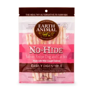 Salmon No-Hide Stix, 10/pack from Earth Animal