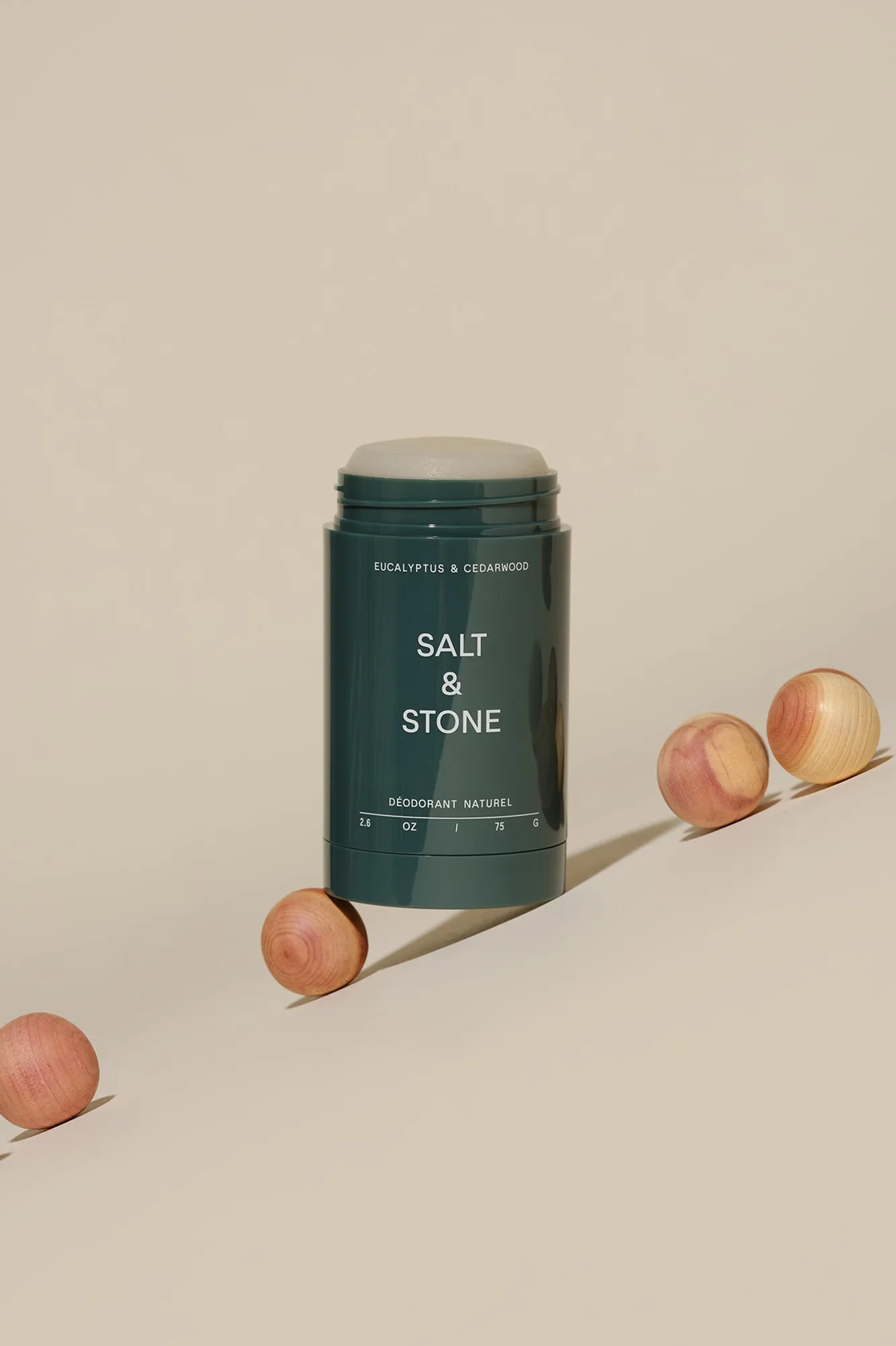 SALT & STONE All Natural Deodorant Eucalyptus and Cedarwood