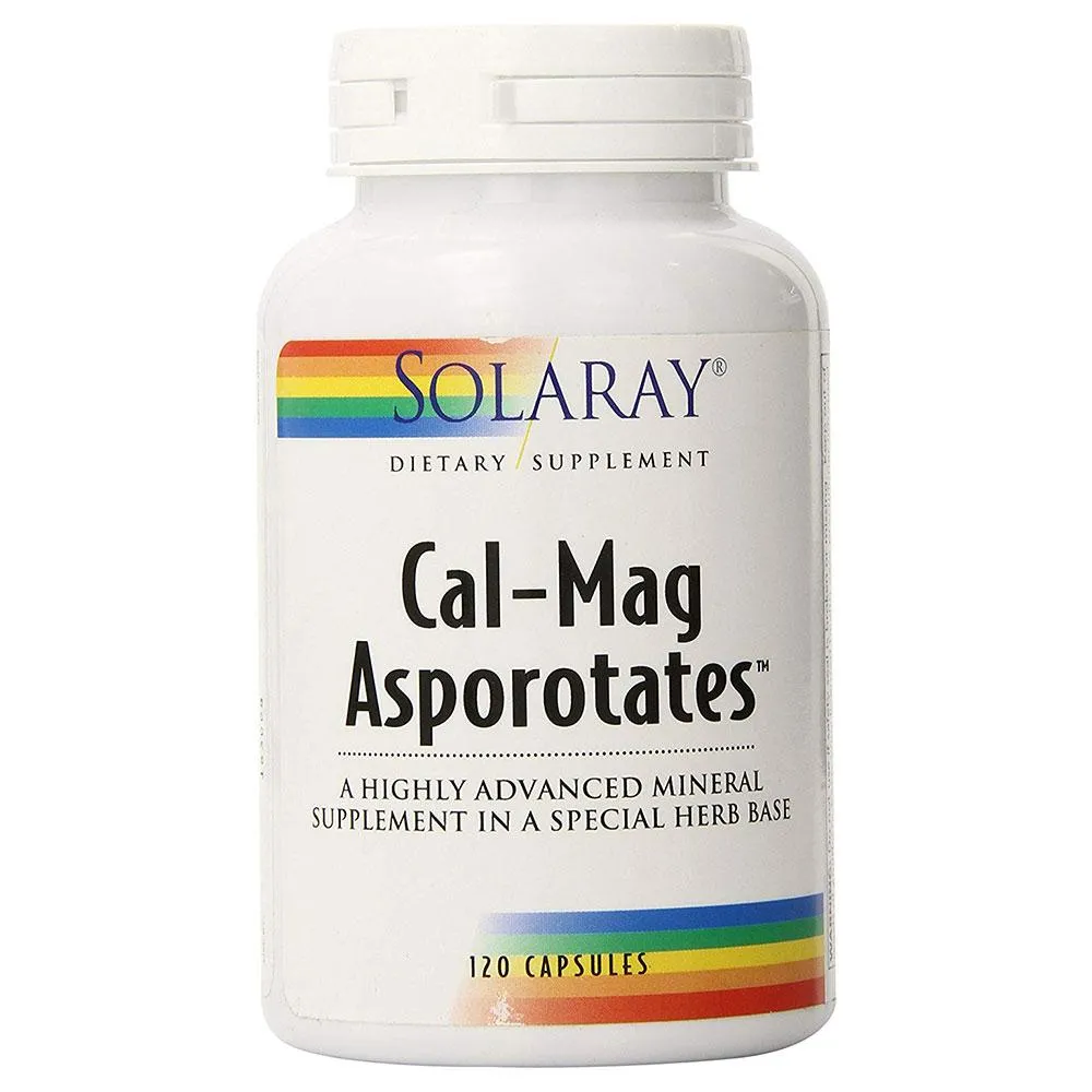 Solaray Calcium & Magnesium Asporotates 120 Caps