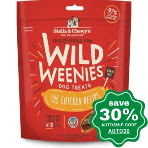 Stella & Chewy's - Freeze Dried Raw Treats For Dogs - Wild Weenies - Cage Free Chicken - 3.25OZ