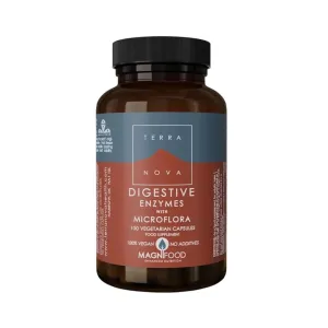 TerraNova Digestive Enzymes with Probiotics 100 Capsules