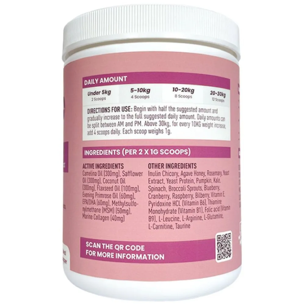 Treat Therapeutics Fluffy   Full Coat Dog Supplement 300g