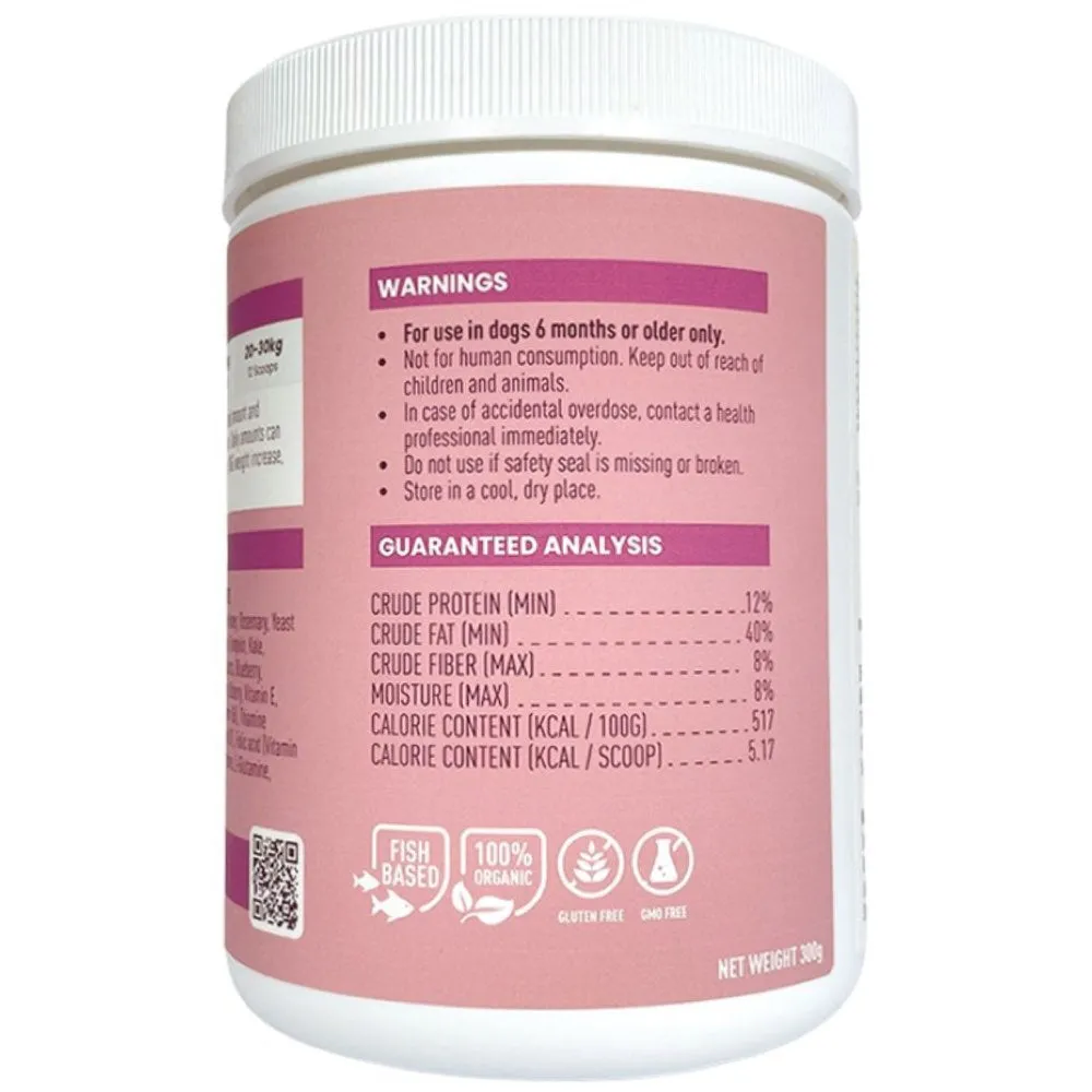 Treat Therapeutics Fluffy   Full Coat Dog Supplement 300g