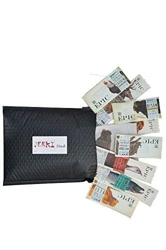 Ultimate Epic Jerky Stash Gift Set - Epic Variety Pack - Epic Strips, Bars and Bites - Beef Salmon Boar Turkey Bison Jerky