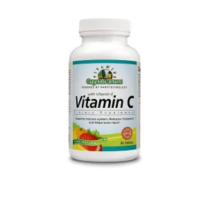Vitamin C with Vitamin E - 90 Tablets - 100% Natural Dietary Supplement