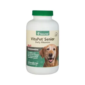 VitaPet Senior Daily Vitamins Plus Glucosamine Dog Chewable Tablets