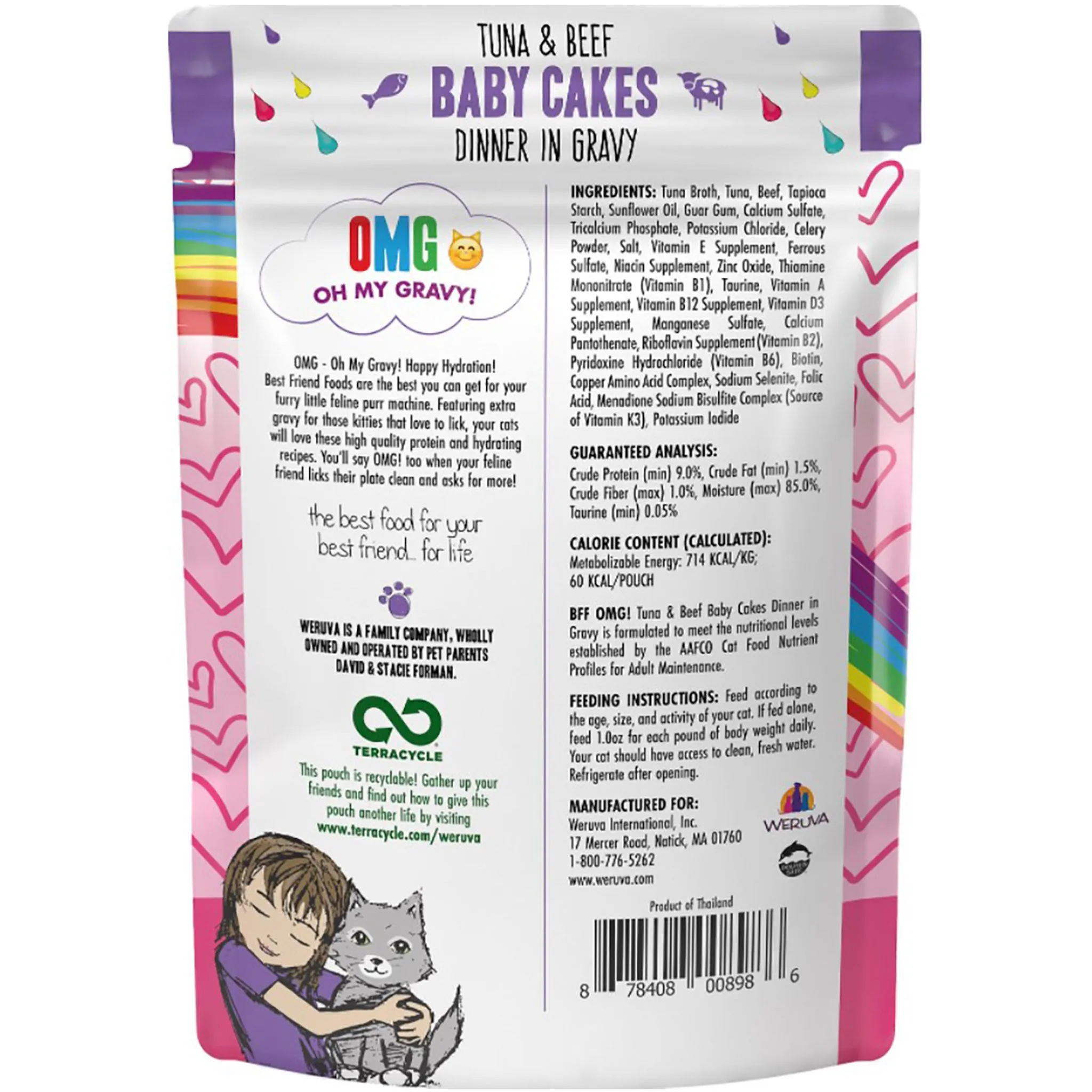 Weruva BFF Pouch Baby Cakes Cat Food - 3oz
