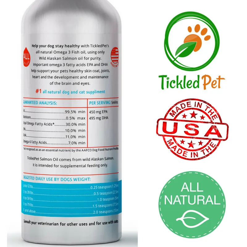 Wild Alaskan Salmon Oil 16oz | Dogs & Cats