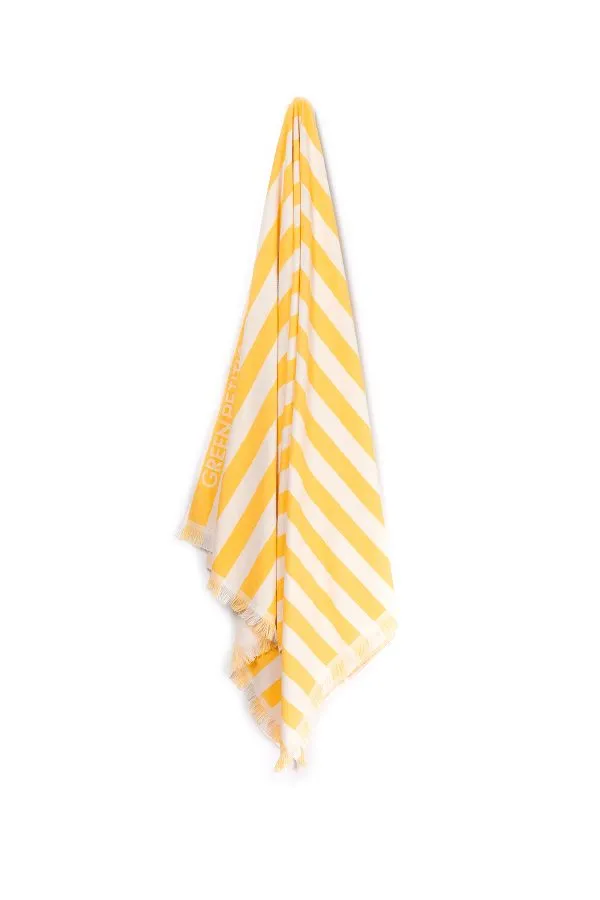 Yellow Beach Towel - Delmor Ochre